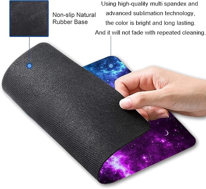 Galaxy with Lots of Star Mouse Pad, Cosmic Nebula Mouse Pad Custom Design