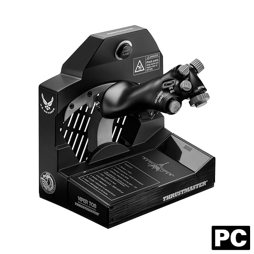 Thrustmaster Viper TQS: Metal Throttle Quadrant System, 21 Action Buttons
