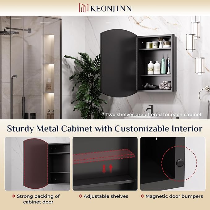Black Medicine Cabinet