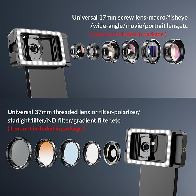 APEXEL 17mm+37mm Thread Adapter