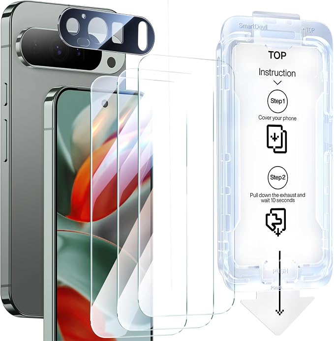 SMARTDEVIL [3+1 Pack Screen Protector