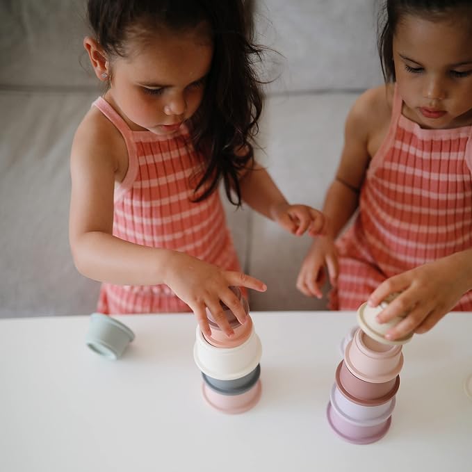 mushie Stacking Cups Toy | Made in Denmark
