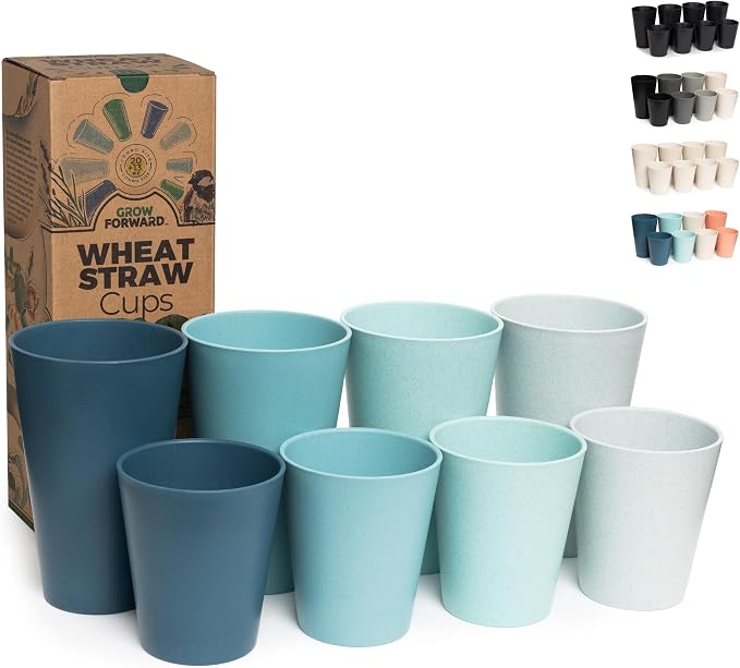 Grow Forward Premium Wheat Straw Cups