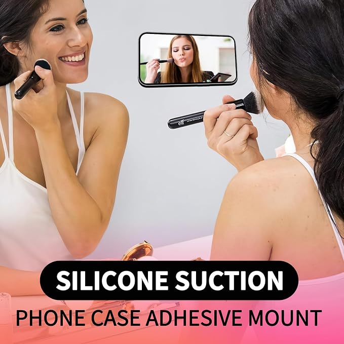 ZYCCER Double Sided Silicone Suction Phone Holder Mount, Compatible