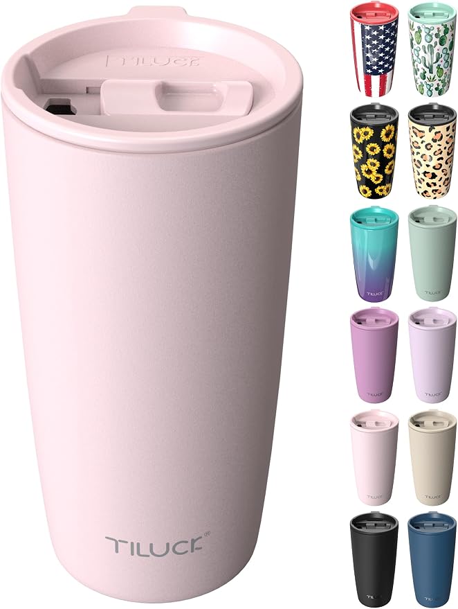 TILUCK 20 oz Insulated Coffee Tumbler
