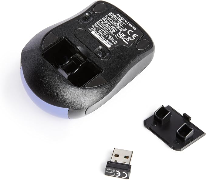 Amazon Basics 2.4 Ghz Wireless Optical Computer Mouse