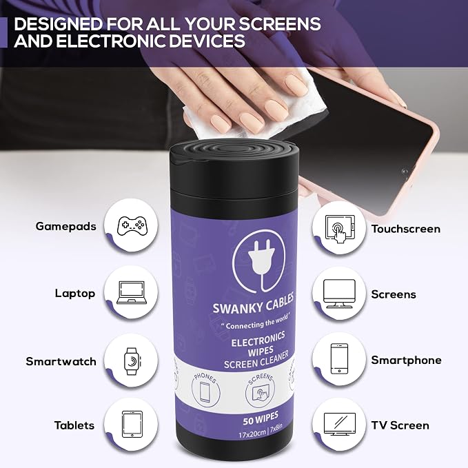 Screen Cleaner Wipes: Electronic Wipes