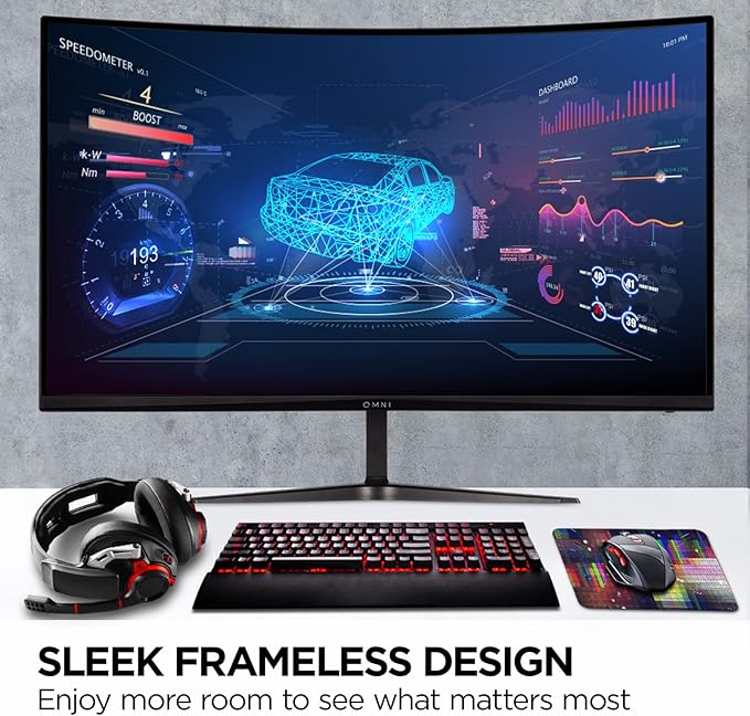 ViewSonic VX3218C-2K 32 Inch Curved 1440p 1ms 165Hz Gaming Monitor