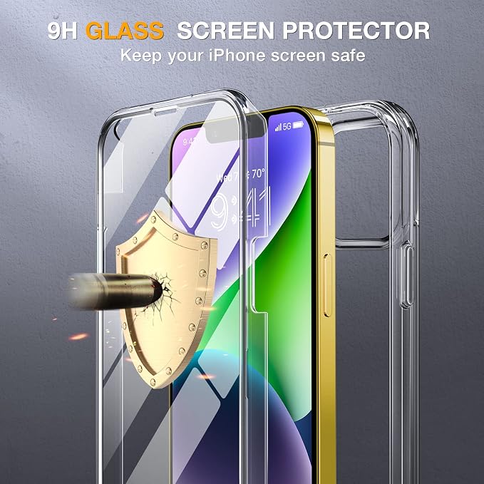 Miracase Glass Series Designed for iPhone 14 Plus Case 6.7 inch, 2023 Upgrade