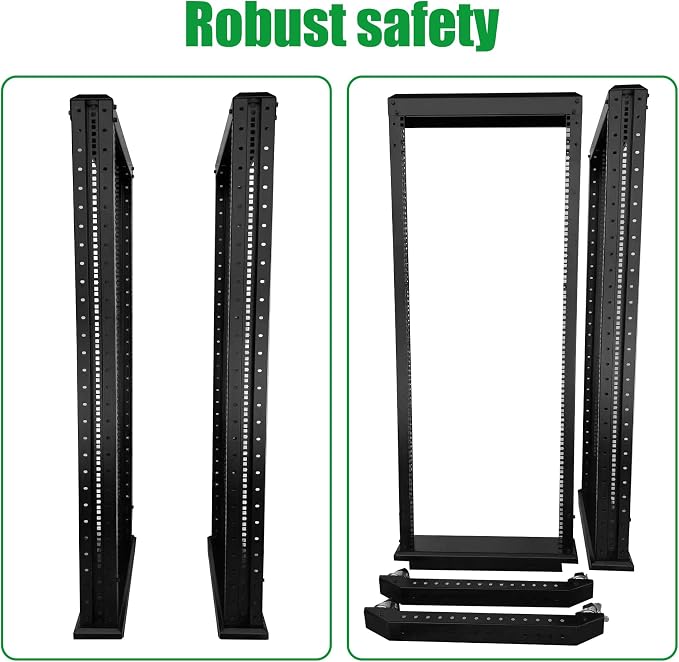 15U Server Rack/4-Post 19in Network Rack/Open Frame Rack
