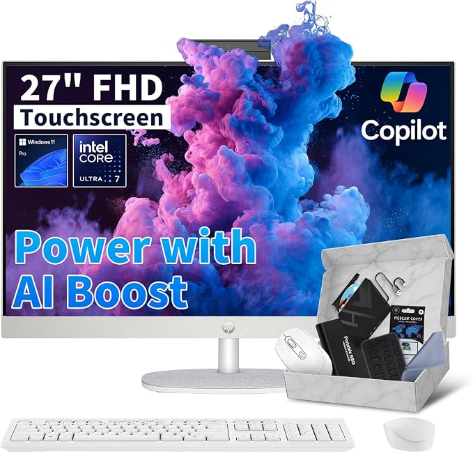 HP 27" All-in-One Desktop Computer