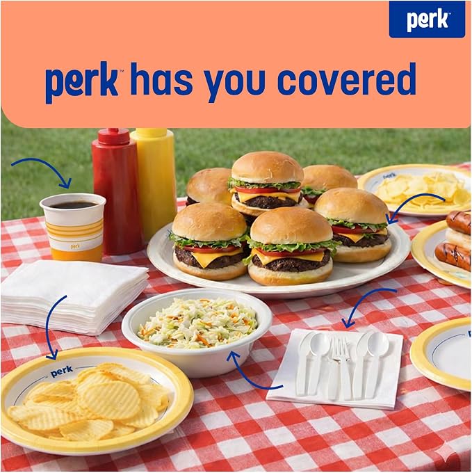 Perk Staples Paper Hot Cup, 8 Oz., 500/Carton