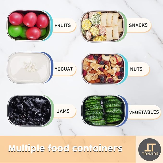 Small Stainless Steel Snack Containers