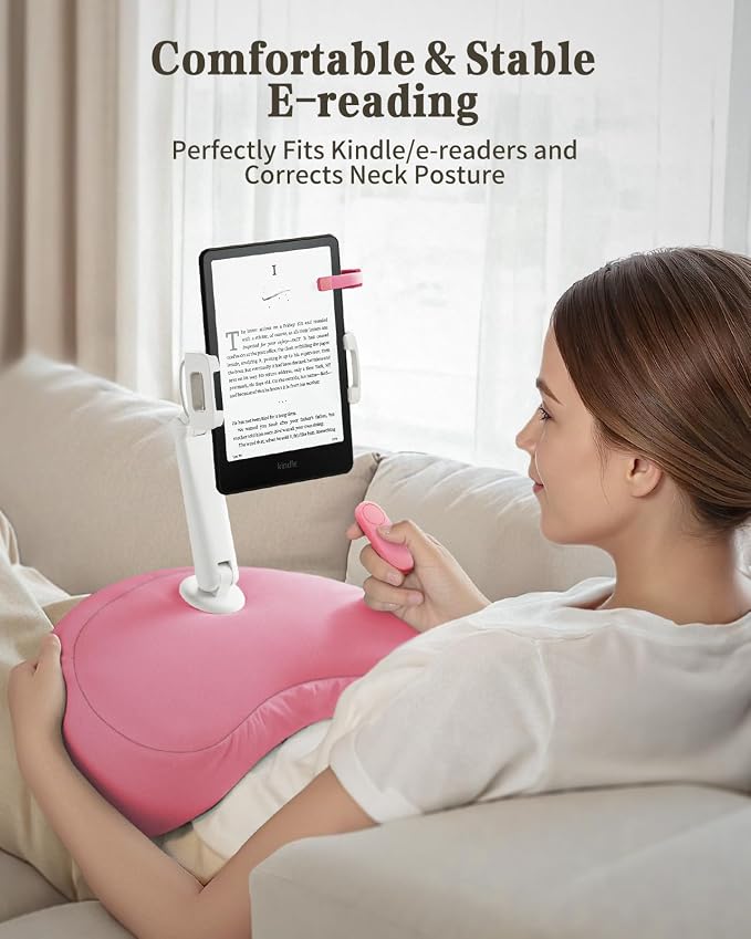 SAIJI Kindle Pillow Stand, iPad Stand Compatible