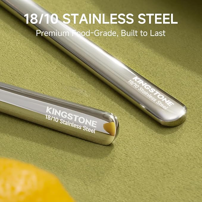 48-Piece Silverware Set with Steak Knives, Flatware Set