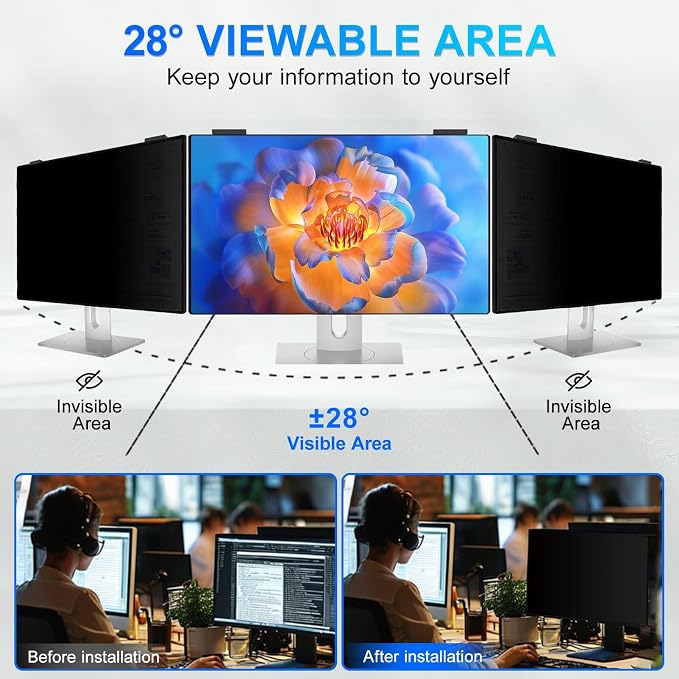 Magnetic 27 Inch Privacy Screen