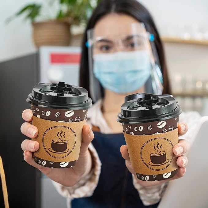 JOLLY PARTY 10oz Disposable Coffee Cups