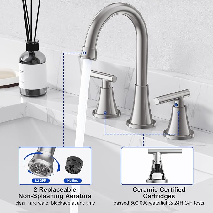 Bathroom Faucets for Sink 3 Hole