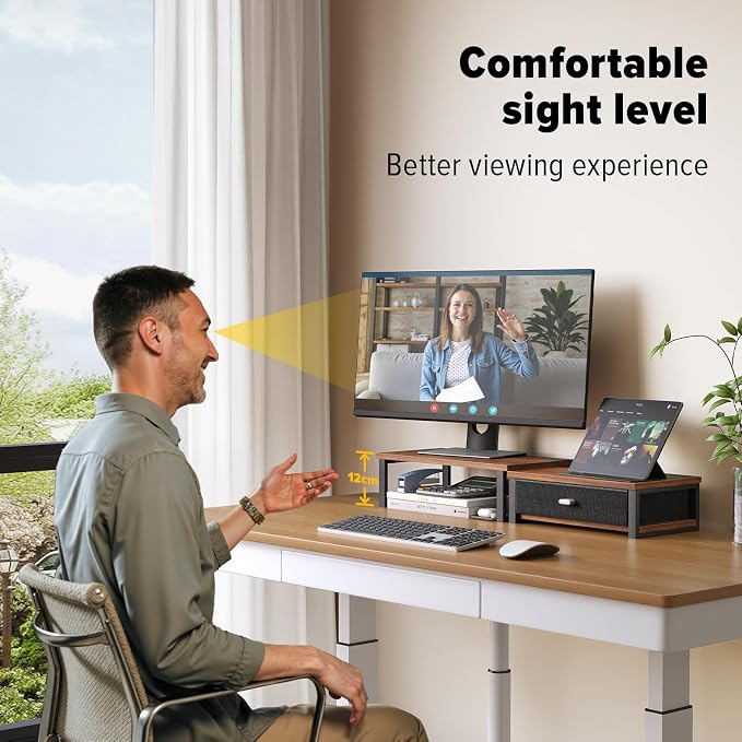 WOHOMO Dual Monitor Stand Riser