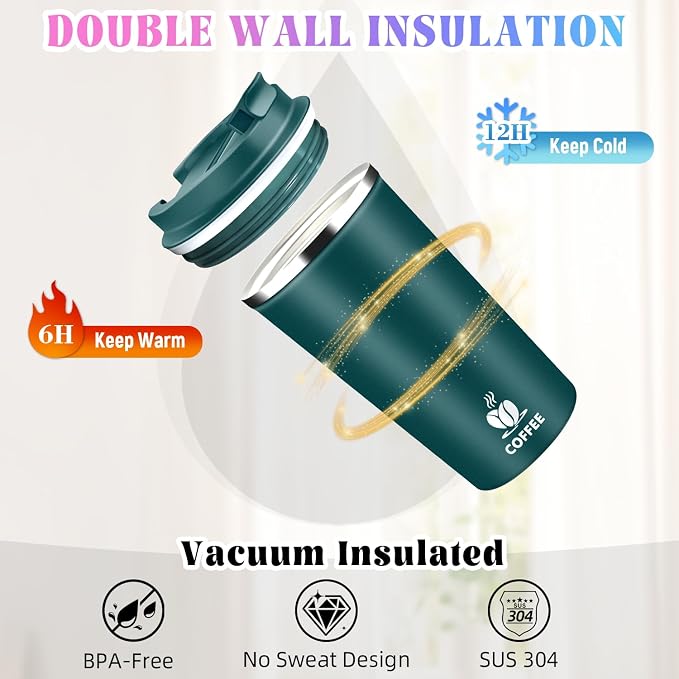 17oz Insulated Travel Coffee Mug