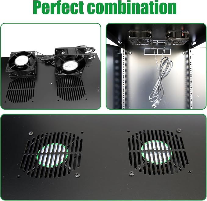 9U Server Cabinet Wall Mount Rack Enclosure