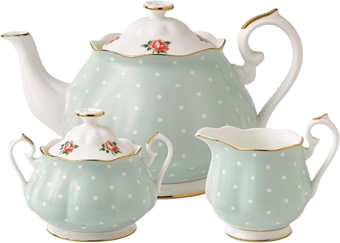 Royal Albert New Country Roses Polka Rose Tea Set