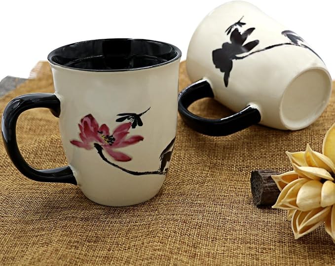 Lotus Magic Color Changing Coffee Mug, 16 oz | Ceramic Tea Mug