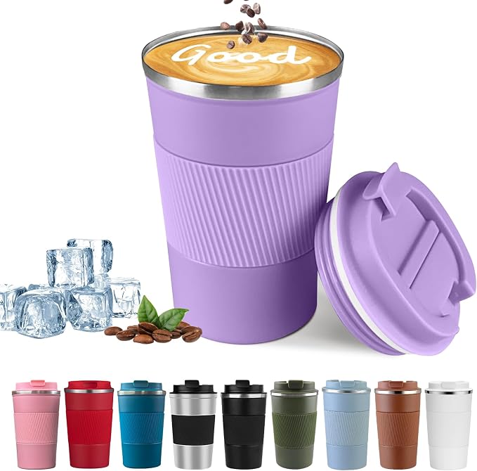 Insulated Travel Coffee Mug, Stainless Steel Coffee Cup