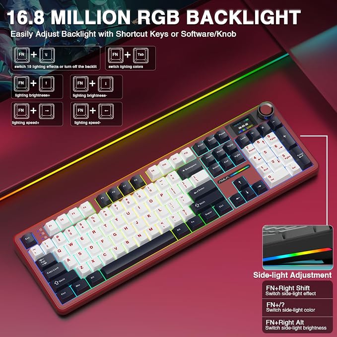 AULA F108 PRO - Wireless Mechanical Keyboard