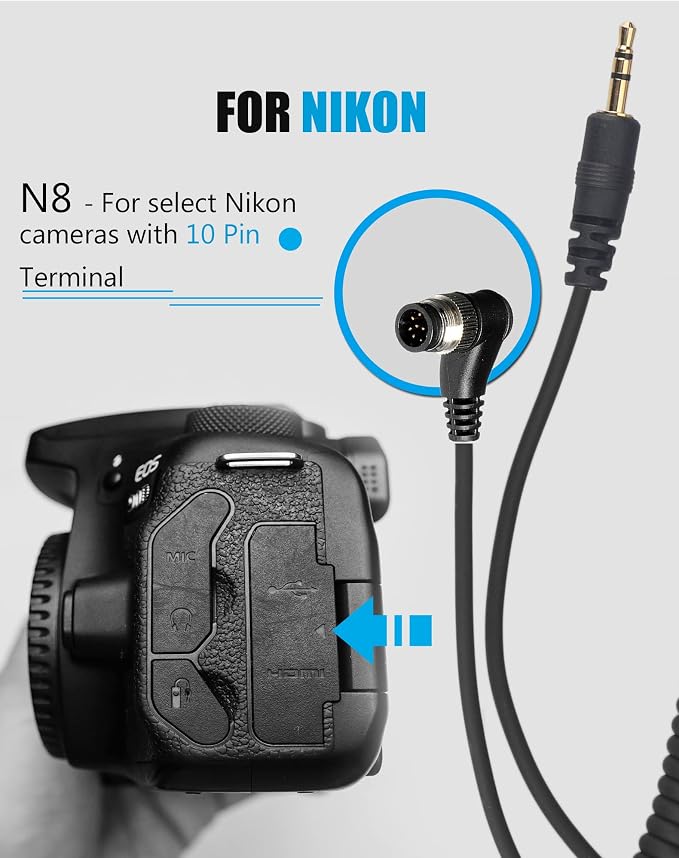 Camera Wireless Interval Shutter Remote Timer Release Compatible