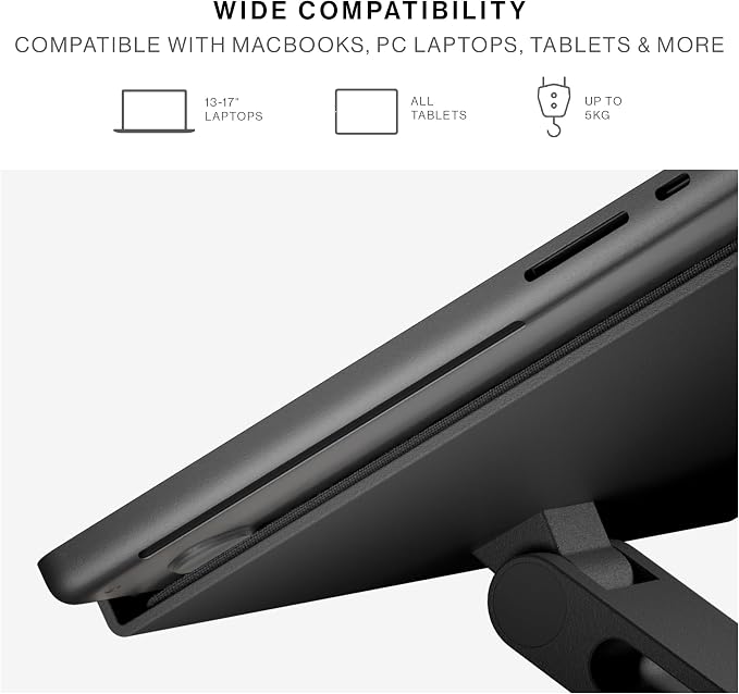 Native Union Desk Laptop Stand – Height Adjustable Ergonomic Computer Stand –