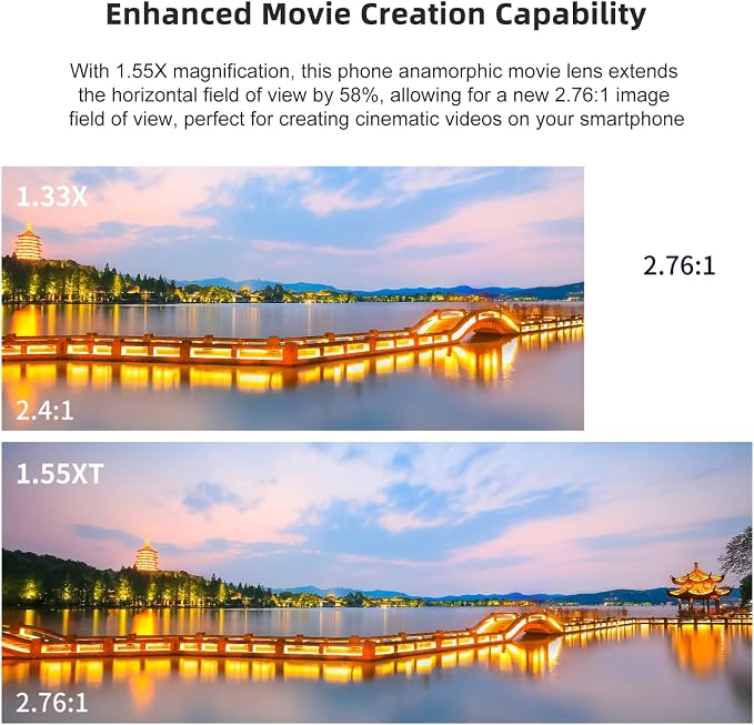 Andoer Anamorphic Movie Lens 1.55X