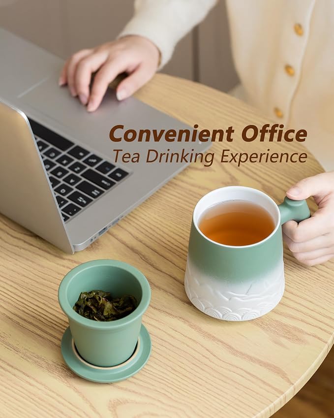 ZENS Tea Mug with Infuser and Lid