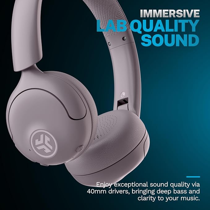 JLab Go Lux ANC Wireless Headphones, Hybrid Active Noise Cancelling, Premium