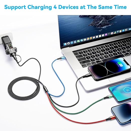 4 in 2 Multi Charging Cable 3.5A, Galaxy and More
