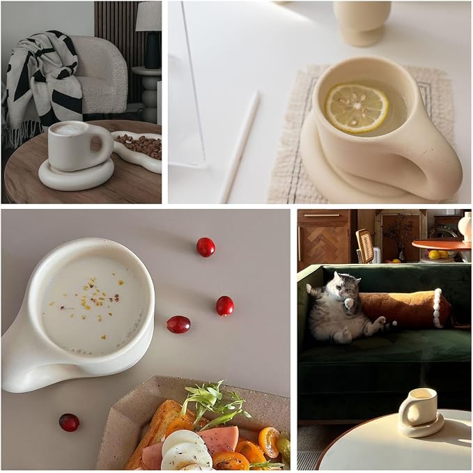 WENSHUO Ceramic Coffee Mug