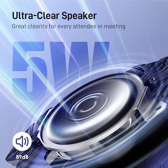 EMEET Conference Speaker and Microphone w/8 Mics, 360° Voice Pickup, Noise