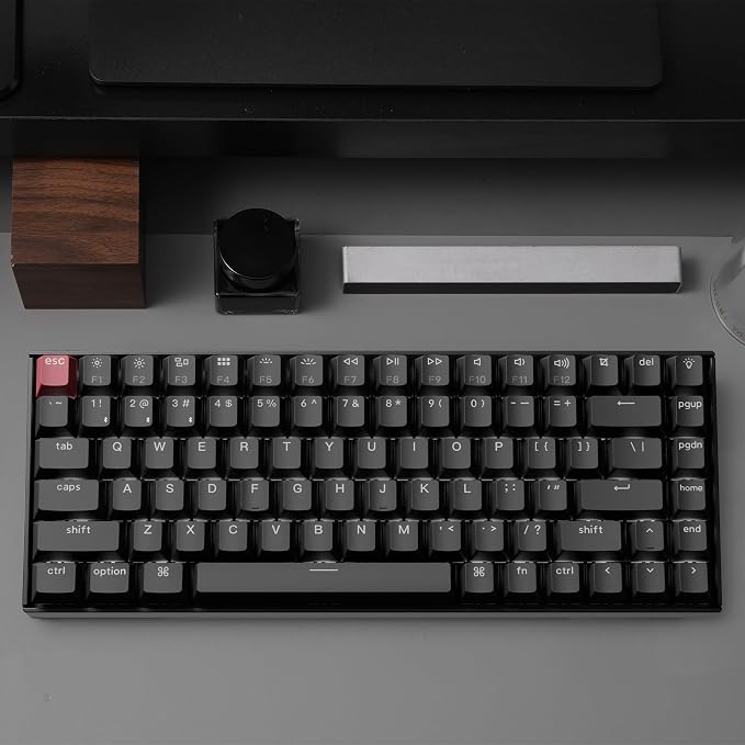 Keychron K2 75% Layout QMK Wireless and Wired Options Mechanical Keyboard Super