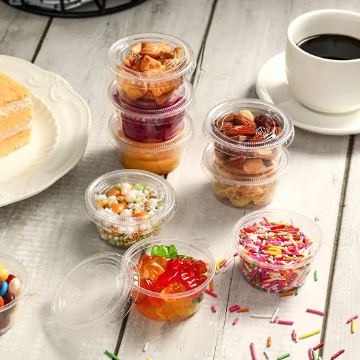 Jello Shot Cups, Small Plastic Containers