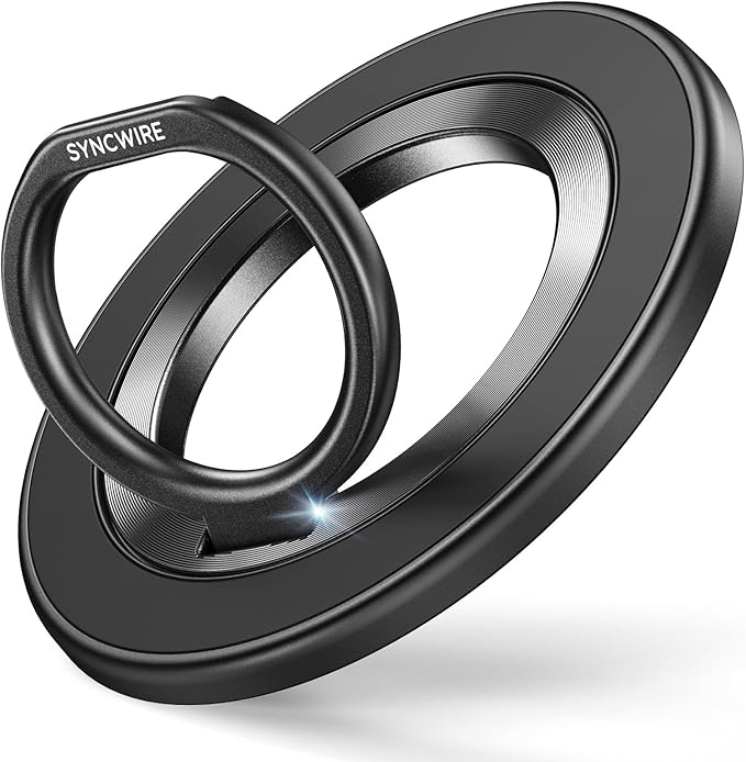 SYNCWIRE Upgraded Magnetic Phone Ring Holder