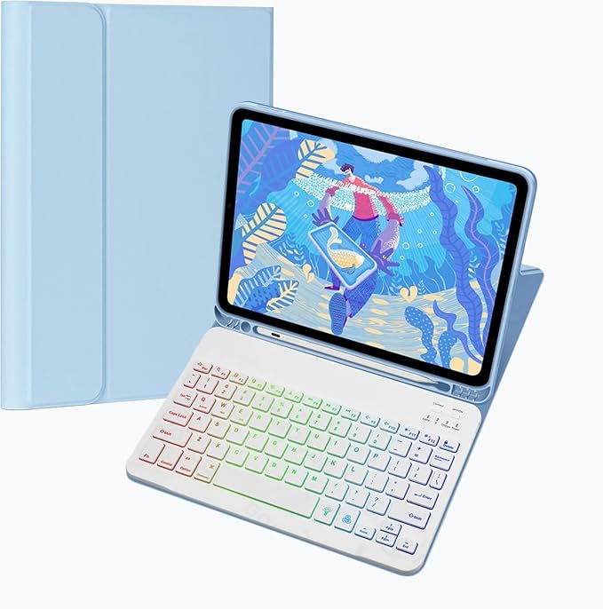 Keyboard Case for Galaxy Tab S10 Plus/S9 Plus/S9 FE Plus/S8 Plus/S7 Plus/S7 FE