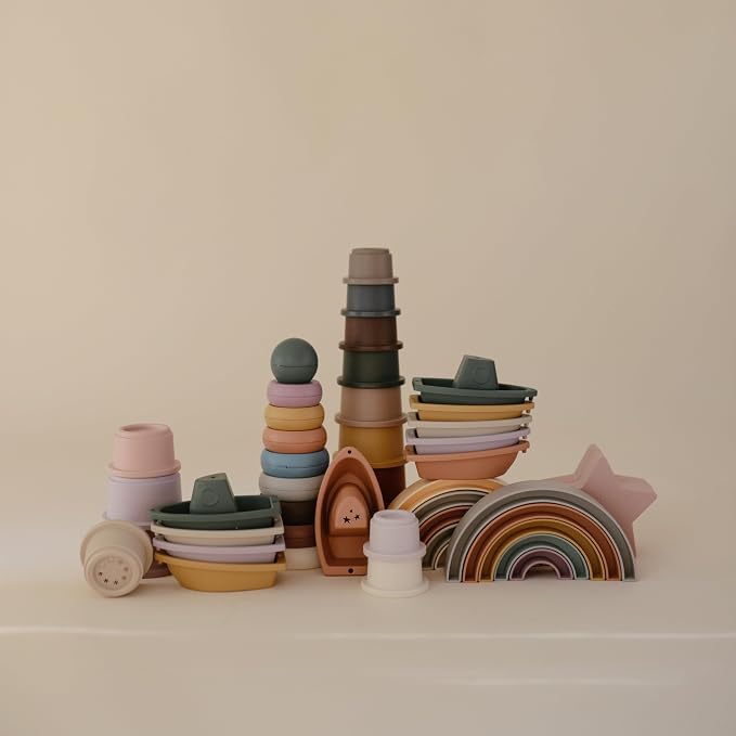mushie Stacking Cups Toy | Made in Denmark