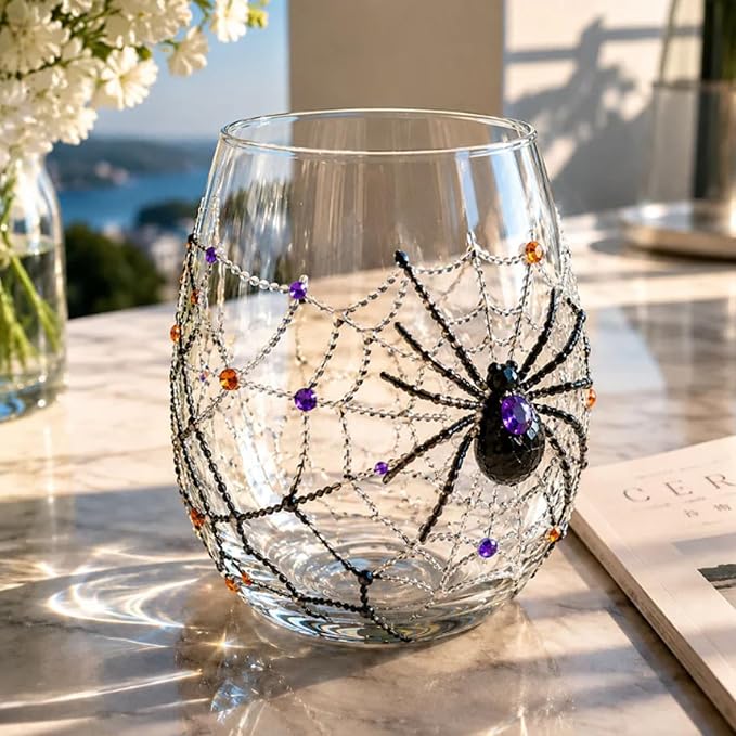 3D Halloween Artisan Glassware Collection Halloween Glass Cups | Drinking Glass
