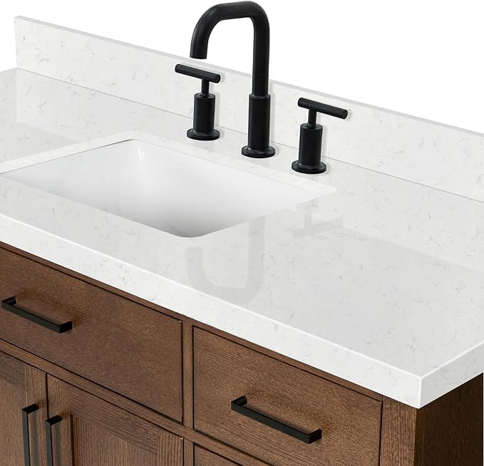Hepburn 60 Inch Single Rectangle Sink Bathroom Vanity