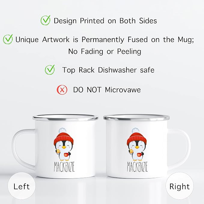 Personalized Mug for Kids, Girls | Customized Hot Chocolate, Coffee & Milk Cup