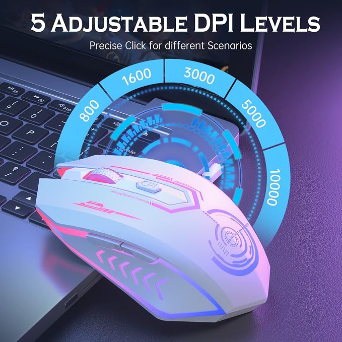 UHURU Gaming Mouse, Wireless Gaming Mouse