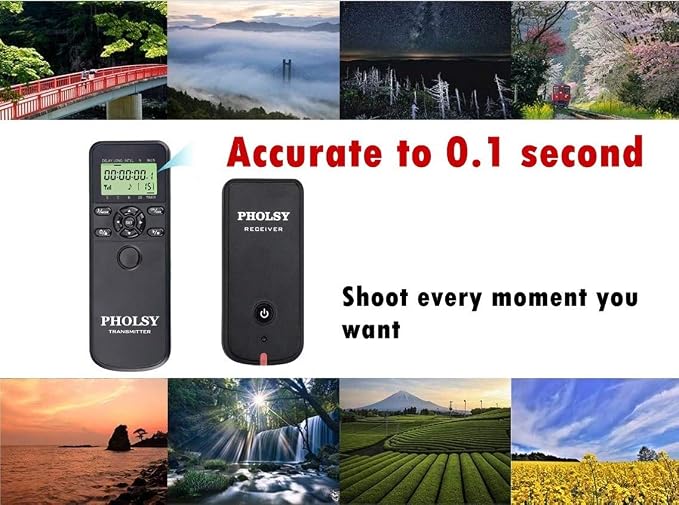 PHOLSY Camera Timer Remote Control