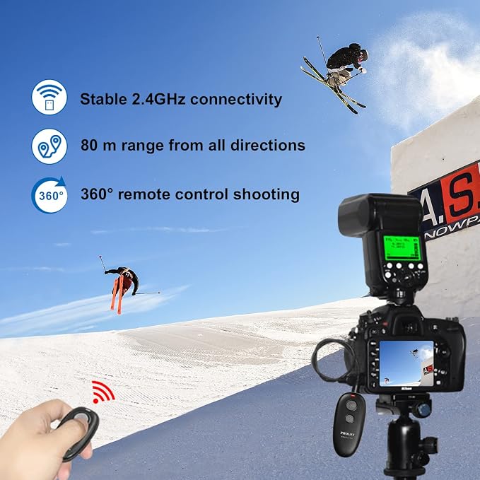PHOLSY O6 for Olympus Shutter Release RM-UC1 Camera Remote Control Trigger for