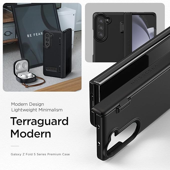 VRS DESIGN Phone Case for Galaxy Z Fold 5 5G, Premium Modern Neat Style Case