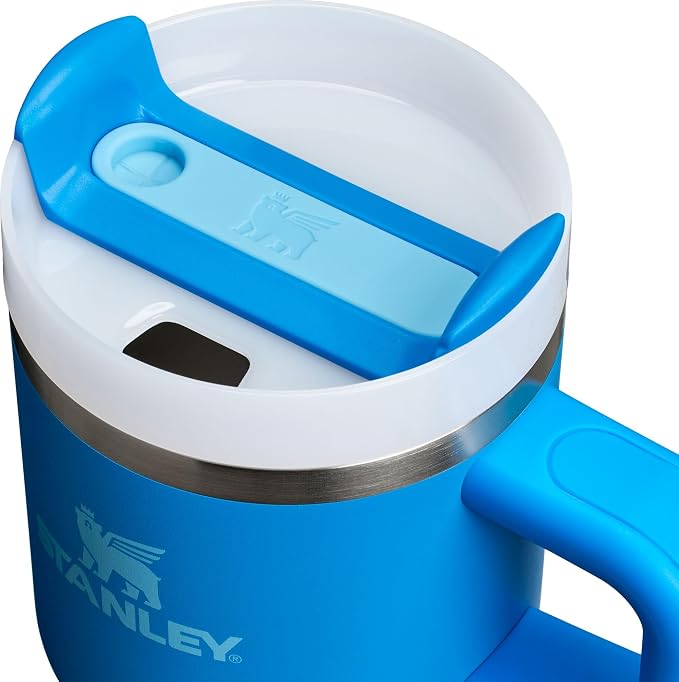 STANLEY Quencher H2.0 Flow State Tumbler, 20 oz, Azure | Handle and Straw |